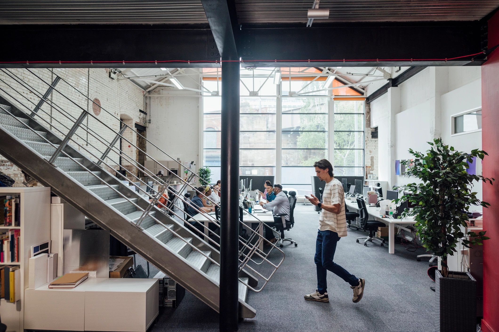 Professional financial services office