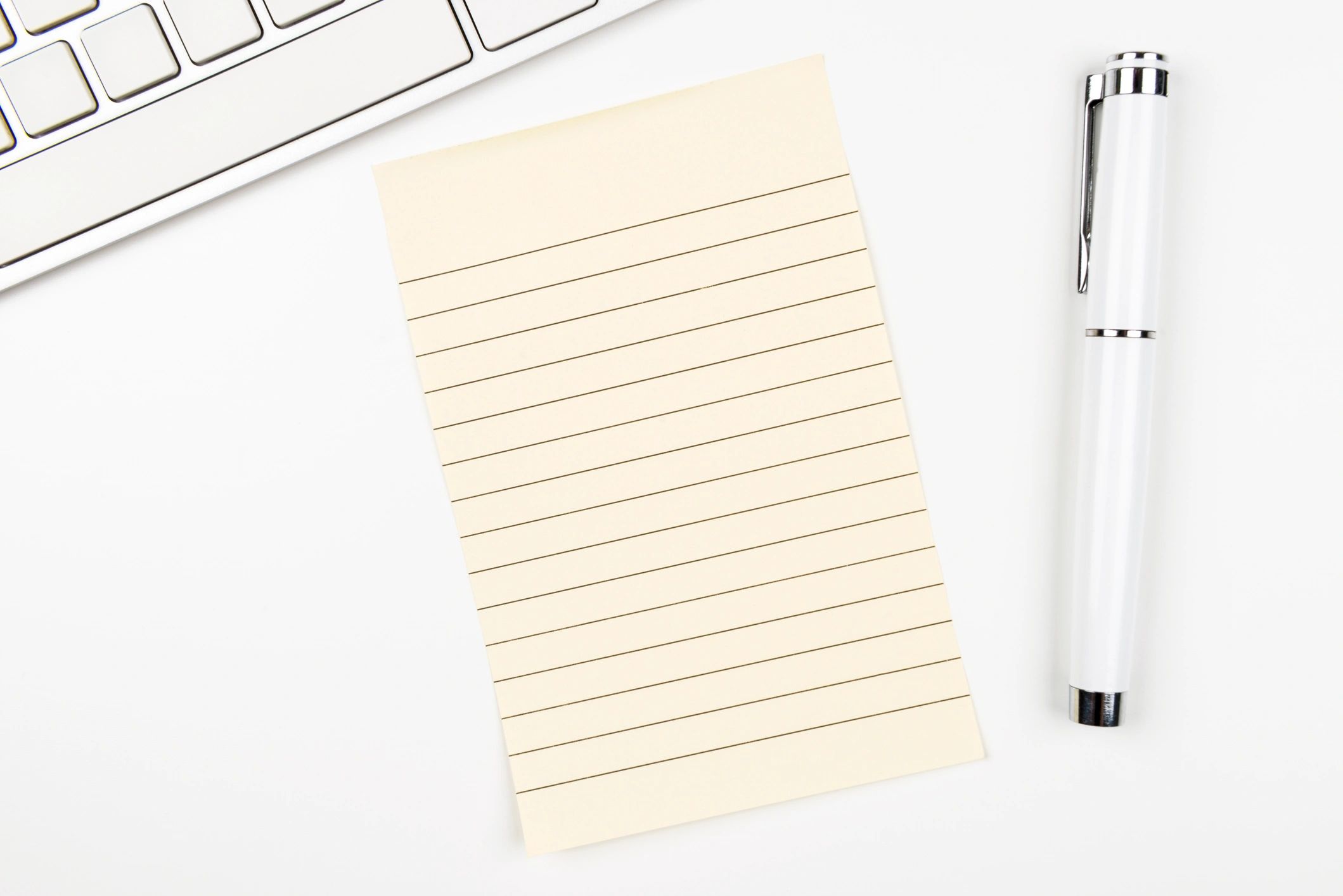 Notebook and desk setup for financial planning preparation
